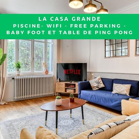 La Casa Grande - Piscine - Wifi - Parking Villa การ์กาซอน ภายนอก รูปภาพ