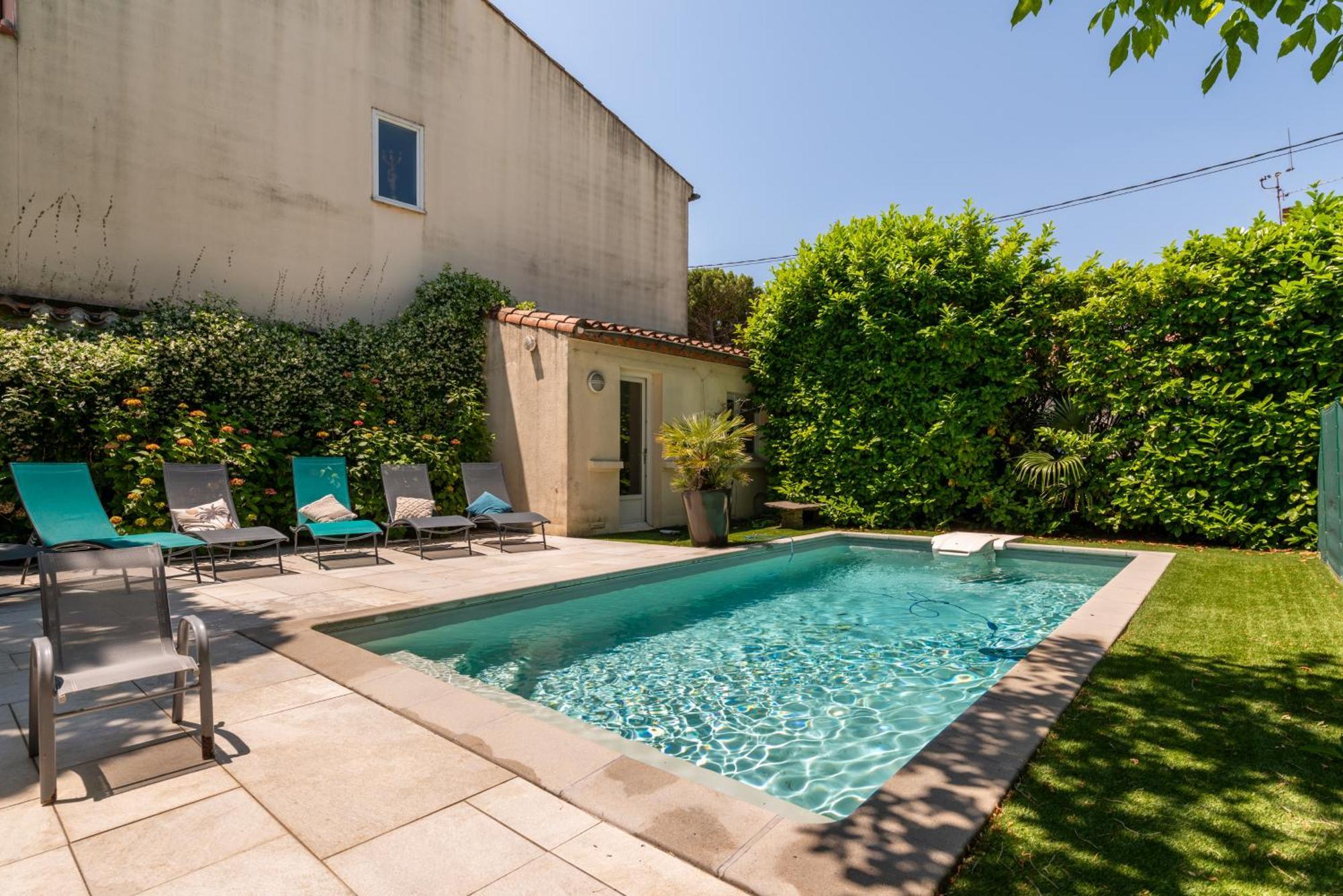 La Casa Grande - Piscine - Wifi - Parking Villa การ์กาซอน ภายนอก รูปภาพ